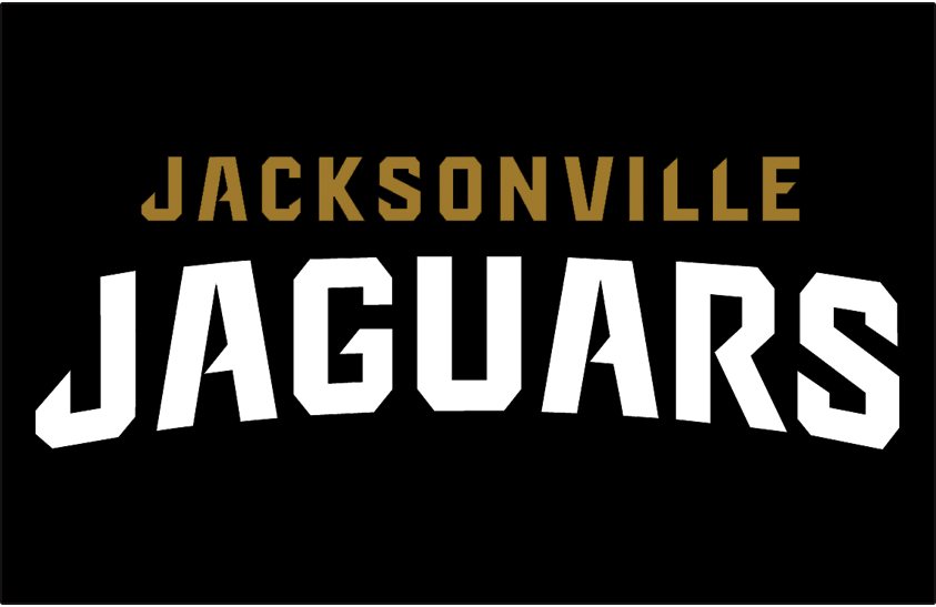 Jacksonville Jaguars 2013-Pres Wordmark Logo 02 vinyl decal